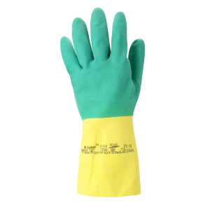Guantes de protección química de látex de caucho Bi-Colour™ 87-900