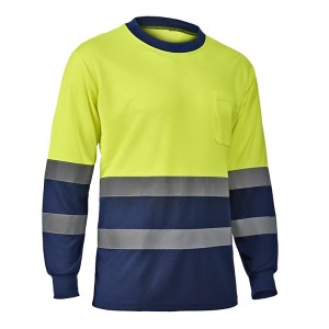 CAMISETA MANGA LARGA ALTA VISIBILIDAD COMBINADA ADEEPI - CLASE 2