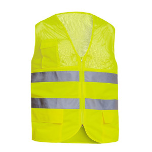CHALECO REFLECTANTE ALTA VISIBILIDAD CON RED ADEEPI - CLASE 1