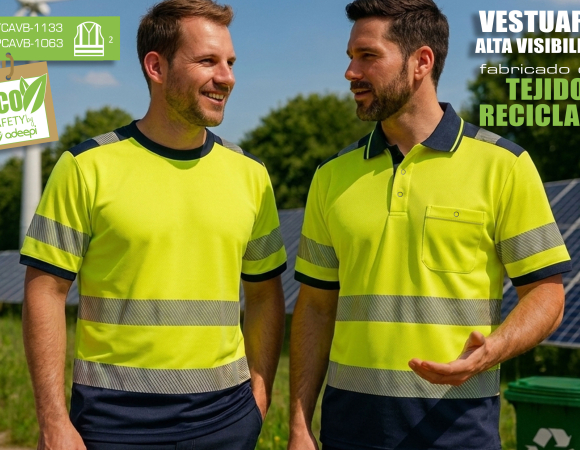 VESTUARIO ALTA VISIBILIDAD CON TEJIDO RECICLADO - ECO SAFETY by ADEEPI