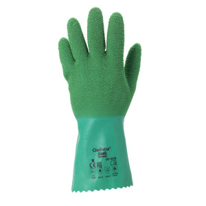 Guantes de protección química de látex de caucho Gladiator® 16-650