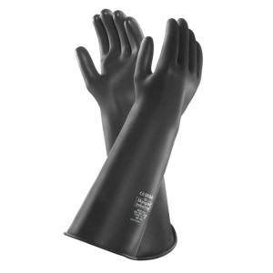 Guantes de protección química de látex de caucho Emperor™ Mediumweight ME104