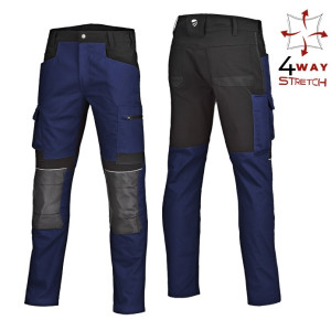 PANTALÓN LABORAL POLIAMIDA/CANVAS 4 WAY STRETCH ADEEPI