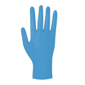 GUANTE DE NITRILO TACTO AZUL: NT-200