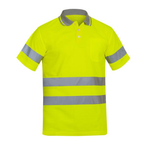 POLO MANGA CORTA ALTA VISIBILIDAD ADEEPI - CLASE 2