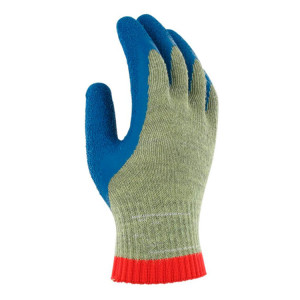 Guantes de protección corte y calor recubierto de látex de caucho PGK10 BL