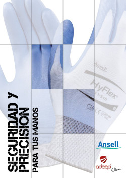 CATÁLOGO DE LUVAS ADEEPI & ANSELL