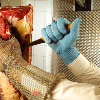 Guantes de protección anticorte para uso alimentario