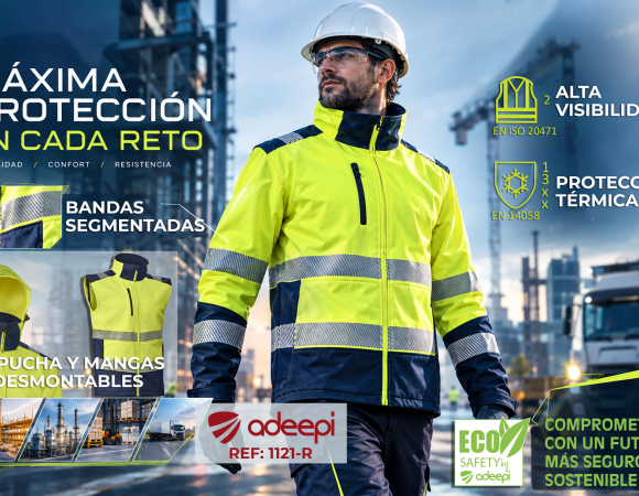 Cazadora Softshell AV 1121-R: protección, visibilidad y confort para el trabajo