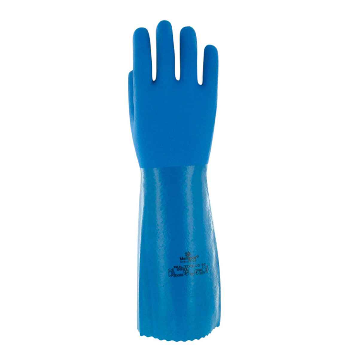 Ansell SOLVEX 37-185-10 Green Rubber Chemical Resistant 18" 22mil Gloves 1 DOZEN