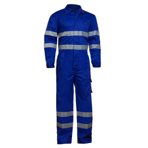 BUZO SEGURIDAD TERGAL CON BANDAS REFLECTANTES ADEEPI