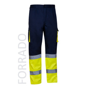 PANTALON FORRADO ALTA VISIBILIDAD COMBINADO ADEEPI - CLASE 1