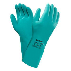 Guantes de protección química de nitrilo Solvex® 37-675
